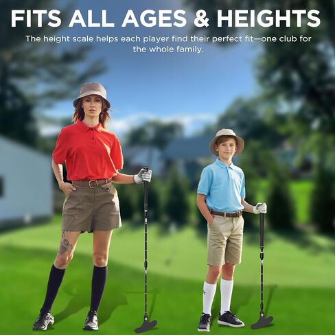 KINGTOP Adjustable Golf Putters for Men and Women, Right and Left Handed Two-Way Golf Putter Club for Kids | Teens | Adults, Putting Training Combo Pack with Putting Cup and Practice Foam Balls in Kuwait