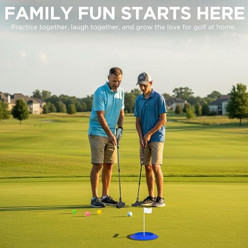 KINGTOP Adjustable Golf Putters for Men and Women, Right and Left Handed Two-Way Golf Putter Club for Kids | Teens | Adults, Putting Training Combo Pack with Putting Cup and Practice Foam Balls in Kuwait