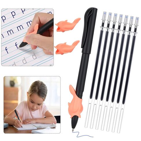 قطعتان من الأقلام السحرية و20 عبوة إعادة تعبئة لدفاتر الممارسة السحرية، وأقلام حبر غير مرئية تختفي مع 2 مقابض أقلام لكتابة كتب التتبع، ومصنفات الكتابة اليدوية المحززة in Kuwait