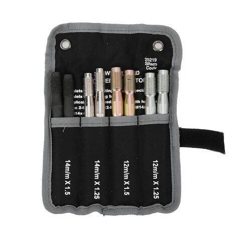8PCS Wheel Stud Alignment Pin, Steel y Fixing Positioning Tools, M14x1.5/1.25 M12x1.5/1.25, Wheel Hub Alignment Tool for Most Autos, Includes STO Cloth for Organization in Saudi Arabia