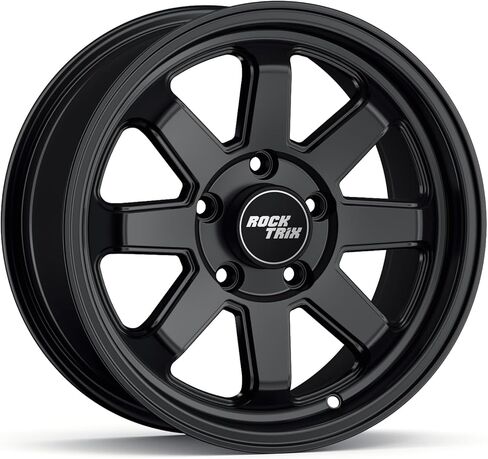 عجلة RockTrix RT116 15 بوصة مقاس 15x7، نمط مسمار 5x114.3، إزاحة 5+2، حافة UTV SxS، متوافقة مع Polaris RZR Pro R، RZR Pro S، RZR Turbo R، Xpedition ADV XP، 5/114.3 أسود مطفي in Saudi Arabia