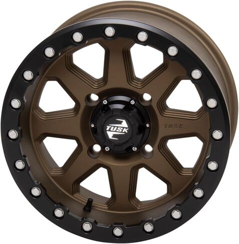 4/156 عجلة Tusk Uinta Beadlock مقاس 14x7 4.0 + 3.0 برونزية in Kuwait