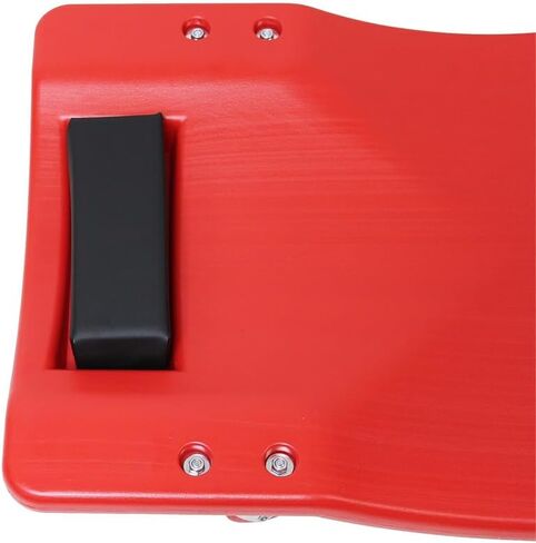K Tool International 74936 36" Automotive Floor Creeper for Garages, Repair Shops and DIY, HDPE Plastic, Body Fitting Design, Padded Headrest, Built-in Handles, 2" Swivel Casters, 300lb Capacity, Red in Saudi Arabia