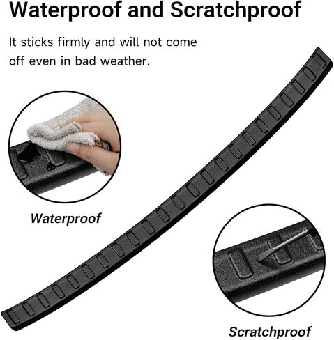 واقي المصد الخلفي لـ BMW 2016-2022 x1 28i إكسسوارات السيارة من الفولاذ المقاوم للصدأ مادة ألياف الكربون مقاومة للموس in Kuwait