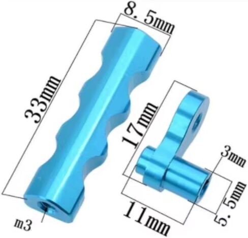 Rc Parts For HSP 94103 94107 94111 94123 94124 94112 94113 94170 1/10 Aluminum Mount RC Car Upgrade Repairs Replacements Accessories(Purple) in Saudi Arabia