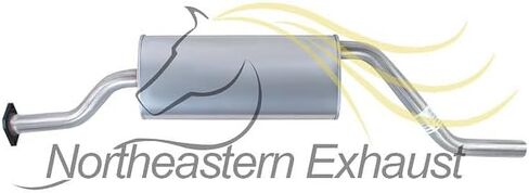 Northeastern Exhaust | Stainless Steel Exhaust Resonator Compatible for Nissan Murano 2003-2007 3.5L | Free Gaskets, Clamp and Bolts & Nuts Included | Automotive Replacement Part in Kuwait