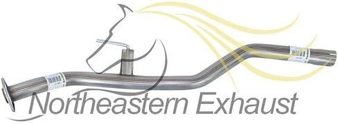 Northeastern Exhaust | Stainless Steel Exhaust Resonator Compatible for Nissan Murano 2003-2007 3.5L | Free Gaskets, Clamp and Bolts & Nuts Included | Automotive Replacement Part in Kuwait