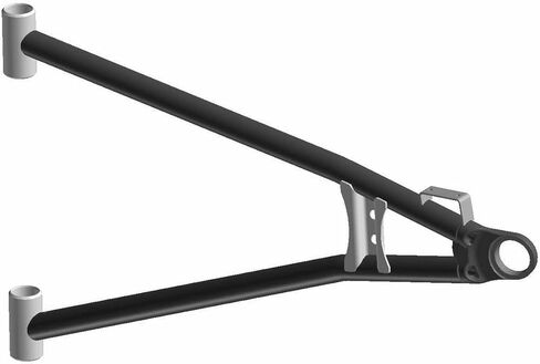 Polaris Control Arm Weld, Front, Lower, Left, Polaris Blue Metallic, Genuine OEM Part 1021480-751, Qty 1 in Saudi Arabia