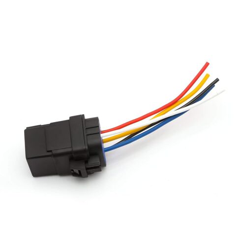 x xotic tech 1PC 12V 5-Pin SPDT 30/40 Amp Bosch Style Waterproof Flasher Relay Automotive Marine Harness Socket for Cars Boats in Saudi Arabia