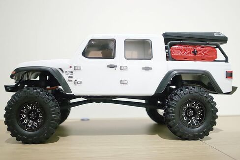 مجموعة إطارات عجلات Rc 1.0 Beadlock - إطارات عجلة إزاحة 2 مم لسيارة 1/18 1/24 RC الزاحفة المحورية SCX24 AX24 TRX4M FCX24 ترقية TW1002 (أسود) in Kuwait