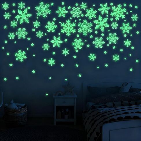 9 Sheets Christmas Window Clings for Home Decor,Window Sticker Winter Wonderland Decoration White Christmas Tree,Snowflake,Deer,Bell,House,Removable Glass Stickers Window Decals Silhouette for Party in Saudi Arabia