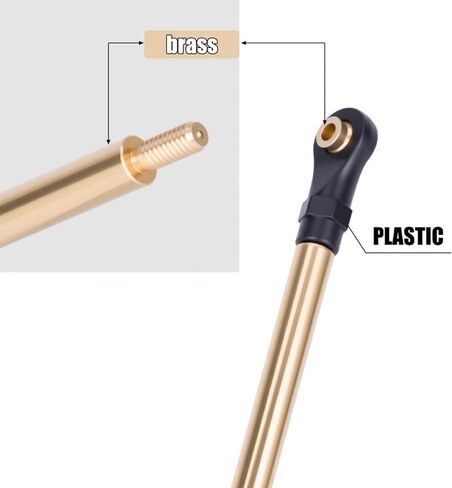8pcs Brass High Clearance Links Set for TRX4M Bronco Defender 1/18 RC Crawler Upgrade Parts in Saudi Arabia