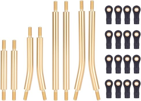 8pcs Brass High Clearance Links Set for TRX4M Bronco Defender 1/18 RC Crawler Upgrade Parts in Saudi Arabia