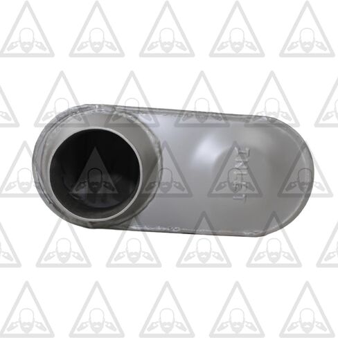 Northeastern Exhaust | Stainless Steel Performance Universal Muffler with 2.3" ID 2.45" OD | Automotive Replacement Part in Saudi Arabia