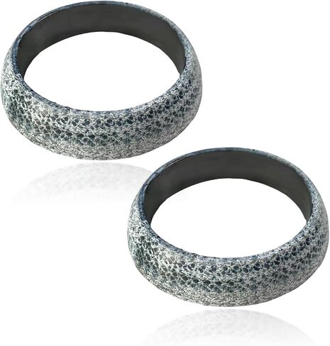 ID 45mm Car Exhaust Gasket, High Grade Graphite Exhaust Flange Gasket Muffler Ring, Universal Leakproof Manifold Downpipe Exhausts Donut Gaskets Replacement for SUV Truck RV (65mm,2pcs) in Saudi Arabia
