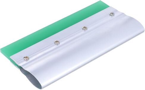 Housoutil Rubber Squeegee Screen Printing Squeegee Blade Handheld Vinyl Scraper Tool Aluminum Handle for Graphic Textile Applications Random Color in Saudi Arabia