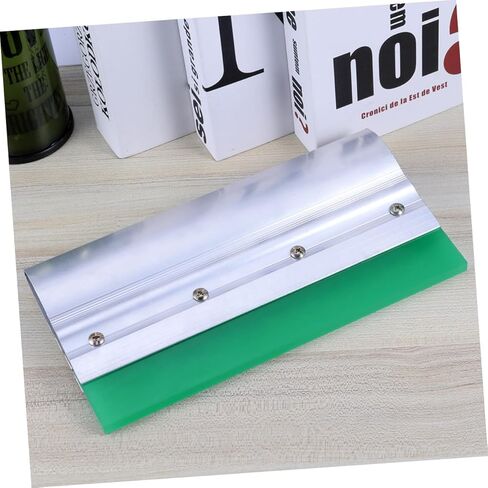 Housoutil Rubber Squeegee Screen Printing Squeegee Blade Handheld Vinyl Scraper Tool Aluminum Handle for Graphic Textile Applications Random Color in Saudi Arabia
