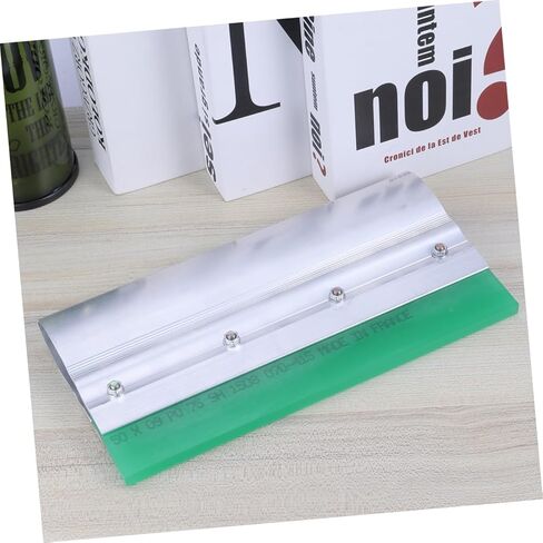 Housoutil Rubber Squeegee Screen Printing Squeegee Blade Handheld Vinyl Scraper Tool Aluminum Handle for Graphic Textile Applications Random Color in Saudi Arabia