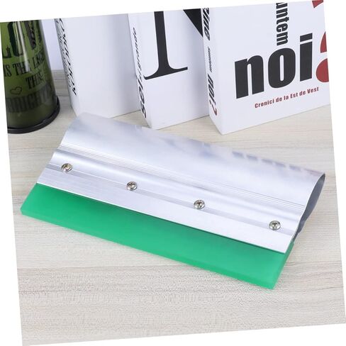 Housoutil Rubber Squeegee Screen Printing Squeegee Blade Handheld Vinyl Scraper Tool Aluminum Handle for Graphic Textile Applications Random Color in Saudi Arabia