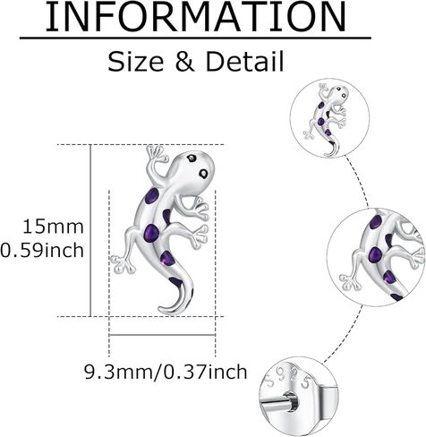 Animal Earrings Sterling Silver Snake/Swan/Octopus/Rabbit/Whale/Dragonfly/Goat/Fox/Antler Deer Studs Earrings Jewelry Gifts for Women Girls Hypoallergenic in Saudi Arabia