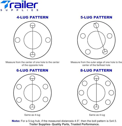 Idler Hub for 9000–10,000lb Axles Dexter Axles 8 on 6.5" Bolt Pattern After July 2009 Replaces 008-430-03 in Saudi Arabia