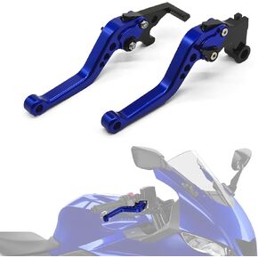 GUNTA Clutch Brake Lever Aluminum CNC Adjustable Motorcycle for YZF R3 2015-2022 MT-03 2018-2022 MT-15 2021 (Black) in Saudi Arabia