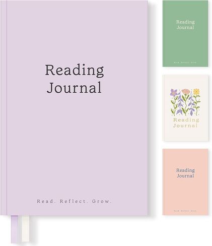مجلة قراءة الكتب من Verveorig مع 60 مراجعة، ملحقات القراءة وهدايا الكتب لمحبي الكتب والقراء النساء، مجلة سجل القراءة ذات الغلاف الصلب، 5.7 بوصة × 8.3 بوصة، زهور in Kuwait