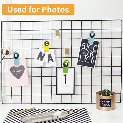 4 Pcs Notes Clips for Fridge Chip Clips Magnetic for Food Multicolor in Saudi Arabia