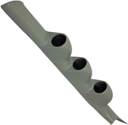 حامل قياس عمود ثلاثي باللون الرمادي GlowShift متوافق مع Acura RSX 2002-2006 - لون مطابق للمصنع - بلاستيك ABS - مثبت (3) مقاييس 2-1/16 بوصة (52 مم) على عمود A للمركبة in Kuwait