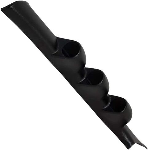 حامل قياس عمود ثلاثي أسود GlowShift متوافق مع Acura RSX 2002-2006 - بلاستيك ABS - مثبت (3) 2-1/16 بوصة (52 مم) مقاييس على عمود A للمركبة in Kuwait