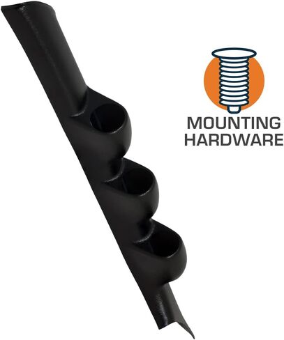 حامل قياس عمود ثلاثي أسود GlowShift متوافق مع Acura RSX 2002-2006 - بلاستيك ABS - مثبت (3) 2-1/16 بوصة (52 مم) مقاييس على عمود A للمركبة in Kuwait