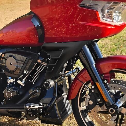 مجموعة دعامات دعم لوحة جانبية للدراجة النارية HDBUBALUS مناسبة لملحقات Harley CVO Road Glide FLTRXSE 2023-2025 CVO Road Glide ST FLTRXSTSE 2024-2025 باللون الأسود اللامع in Kuwait