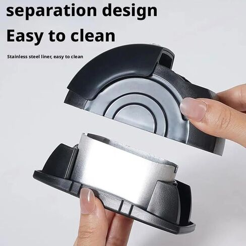 Smokeless Car Ashtray with Lid - Leakproof Stainless Steel Liner, Windproof & Odor-Reducing Design, Detachable Ash Tray for Automotive Use in Saudi Arabia
