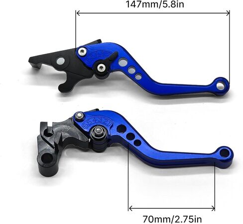 GUNTA Clutch Brake Lever Aluminum CNC Adjustable Motorcycle for YZF R3 2015-2022 MT-03 2018-2022 MT-15 2021 (Black) in Saudi Arabia