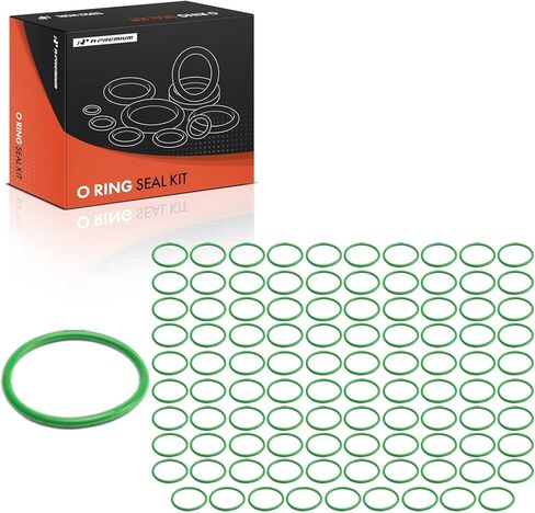 A-Premium Universal AC System Repair Kit, Exact ID (14.99±0.23mm) Exact CS (1.78±0.08mm), HNBR, 100Pcs in Saudi Arabia