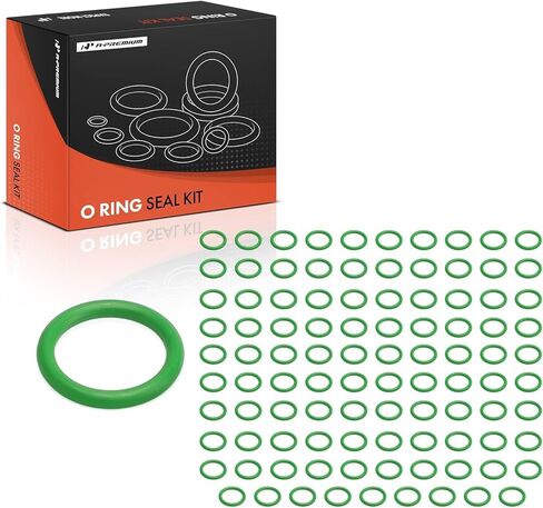 A-Premium Universal AC System Repair Kit, Exact ID (10.67±0.13mm) Exact CS (1.78±0.08mm), HNBR, 100Pcs in Kuwait