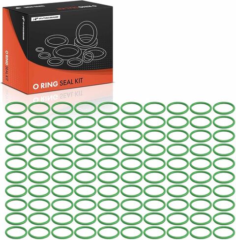 A-Premium Universal AC System Repair Kit, Exact ID (22.00±0.25mm) Exact CS (2.40±0.08mm), HNBR, 100Pcs in Saudi Arabia