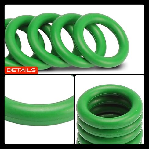 A-Premium Universal AC System Repair Kit, Exact ID (9.92±0.13mm) Exact CS (2.62±0.08mm), HNBR, 100Pcs in Saudi Arabia