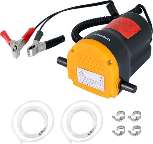 DASBET 12V 60W مستخرج مضخة تغيير الزيت، مستخرج مضخة الزيت/الديزل السائل، مضخة شفط تغيير الزيت، مضخة إزالة الزيت لأنابيب تغيير الزيت، شاحنة RV، قارب ATV (أحمر) in Saudi Arabia