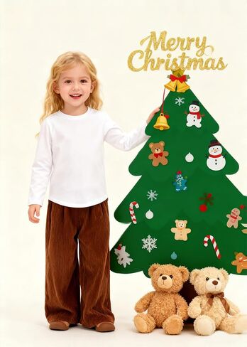 Magic Park 18M-7Y Baby Girl Long Sleeve Cotton T-Shirt Toddler Crew Neck Curve Hem Tee Kids Solid Color Blouse Casual Top in Kuwait