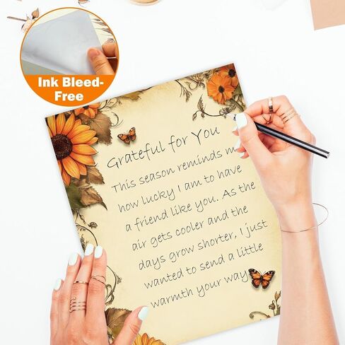 250Pcs Watercolor Stationery Paper and Envelope Set with 100 Letterhead Papers and 50 Envelopes, 10 Design for Letter Writing Invitations Computer Holidays Party Notes, 8.5x11 Inch-Lined in Saudi Arabia