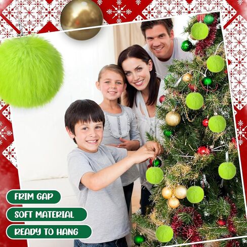 Nuenen 72 Pcs 3.15 Inch White Furry Christmas Ball Ornaments Christmas Pom Poms Ornaments Faux Rabbit Fur Balls Bulk with Elastic Band for Xmas Tree Decorations DIY Craft Hat Keychain (White) in Kuwait