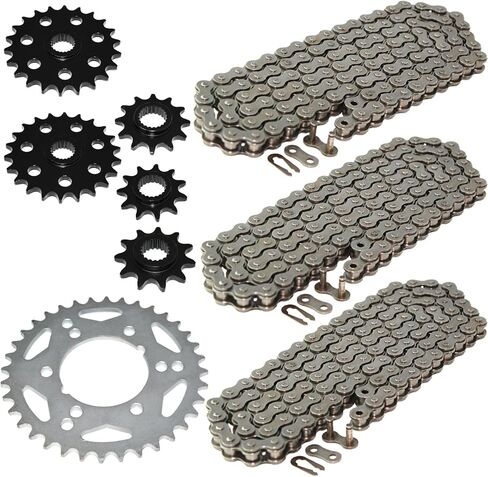 Caltric Drive Chain & Sprockets Kit Compatible with Polaris Magnum 425 4X4 1995-1998 in Saudi Arabia