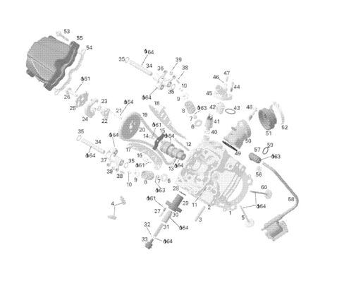 مجموعة شداد دليل سلسلة التوقيت تناسب Can-Am Renegade Outlander Defender 500 570 650 800 850 (2006-2022) in Saudi Arabia