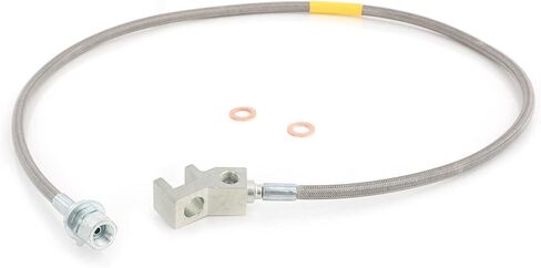 خطوط فرامل خلفية ممتدة من الفولاذ المقاوم للصدأ متوافقة مع Ford F-250 Super Duty 1999-2004، مع Ford F-350 Super Duty 1999-2004 رفع 4-8 بوصة in Saudi Arabia