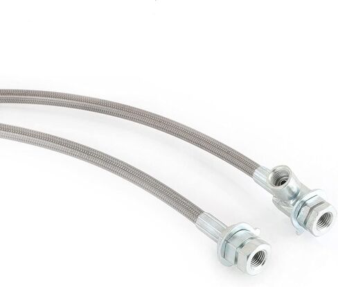 خطوط فرامل خلفية ممتدة من الفولاذ المقاوم للصدأ متوافقة مع Ford F-250 Super Duty 1999-2004، مع Ford F-350 Super Duty 1999-2004 رفع 4-8 بوصة in Saudi Arabia