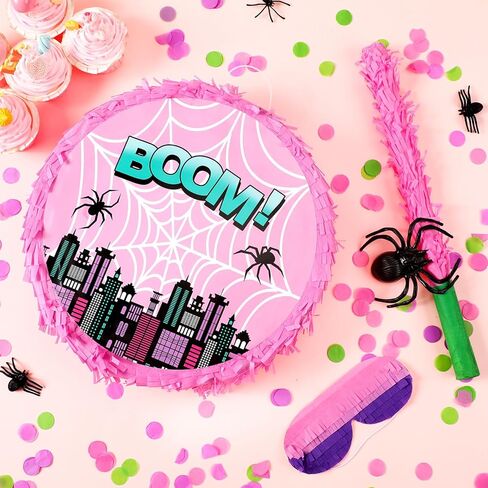 4 Pcs Green Turtle Piñata Birthday Decorations 12.6 x 3.1'' Turtle Pinata Party Favors Set with Batting Stick Eye Mask Blindfold and Confetti for Cartoon Movie Party Decorations Animal Game Props in Saudi Arabia