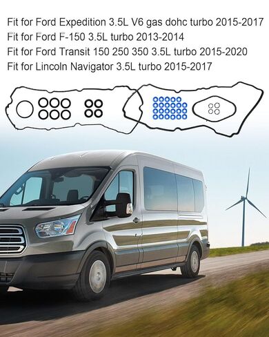 VS50879R غطاء صمام المحرك مجموعات ربط السيراميك الارضي مناسبة لفورد F150 ترانزيت 150 250 350 إكسبيديشن لينكولن نافيجيتور 3.5L توربو استبدال GS33868 BR3Z6C535A in Saudi Arabia