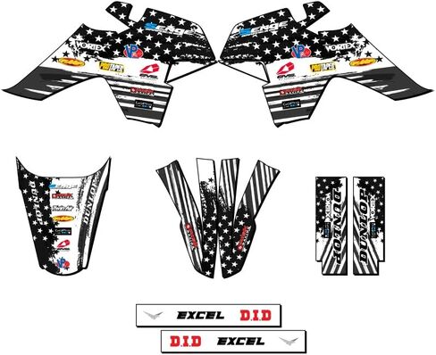 SR 125 Merica USA Senge Graphics Base Kit Compatible with SSR in Saudi Arabia