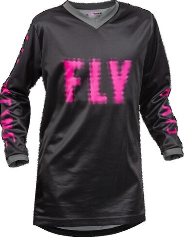 Fly Racing 376-221YX Youth F-16 Jersey Black/Pink Yx in Saudi Arabia